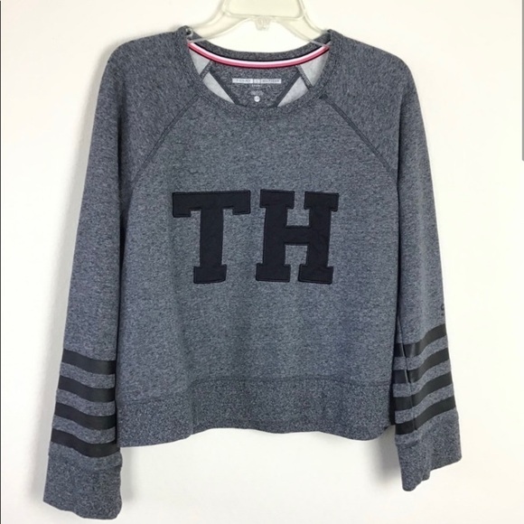Tommy Hilfiger Sweater Pullover Gray Size L - Picture 2 of 6